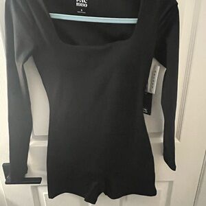 PacSun Black Long Sleeve Romper